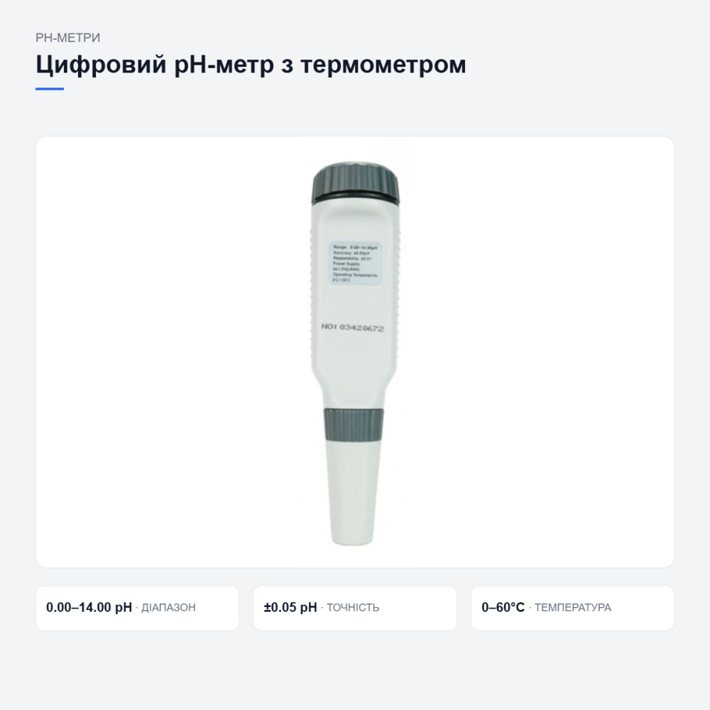 Цифровий pH-метр PH818 Київ - фото 8