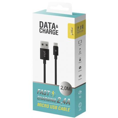 Дата кабель USB 2.0 AM to Micro 5P 2.0m black Piko (1283126493881) Вінниця - фото 2
