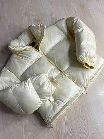 Куртка жіноча Lady Yep 10015 коротка глянцева пуффер молочна, молочний, 42 Київ