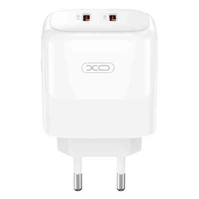 Зарядное устройство XO L140 35W 2xUSB-C PD White (L140_White) Винница
