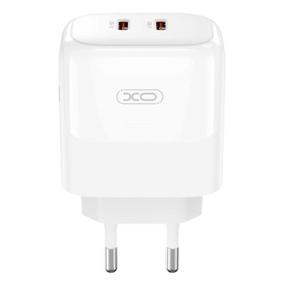 Зарядное устройство XO L140 35W 2xUSB-C PD White (L140_White) Винница - изображение 2