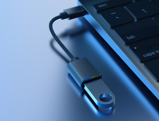 Кабель USB OTG Type-C на USB 3.1, 15 см Київ