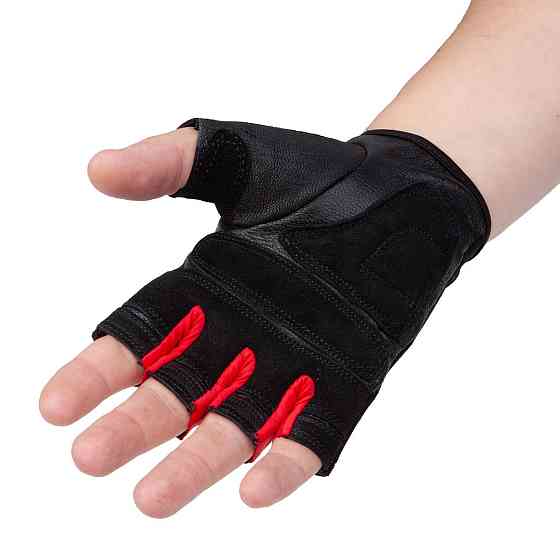 Рукавички для фітнесу PowerPlay 2222 Чорні M Луцьк