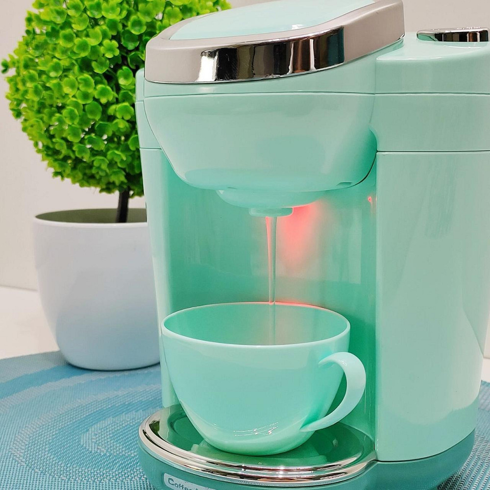 Кавомашина дитяча іграшкова звукові та світлові ефекти Бірюзова (A1008-2) Чернігів - фото 2