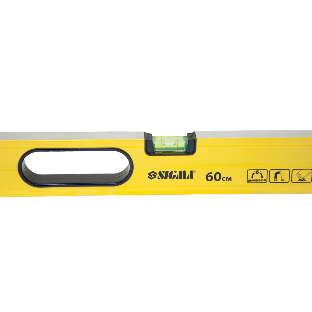 Рівень магнітний 3 капсули + очок 60 см SIGMA (3732061) Київ - фото 4