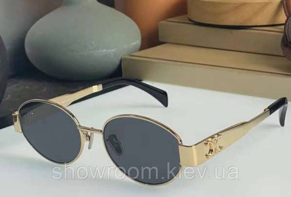 Жіночі сонцезахисні окуляри Cl 4s235 gold LUX Київ - фото 3