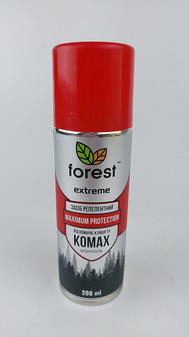 Forest Спрей-репелент "Forest Extreme" від усіх комах, що літають і повзають, 200 мл (12 шт./ясть) (1 шт.) Харків - фото 1
