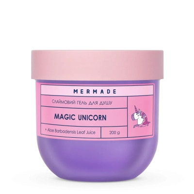 Гель для душа Mermade Magic Unicorn Слаймовый 200 г (4823122900739) Винница - изображение 1