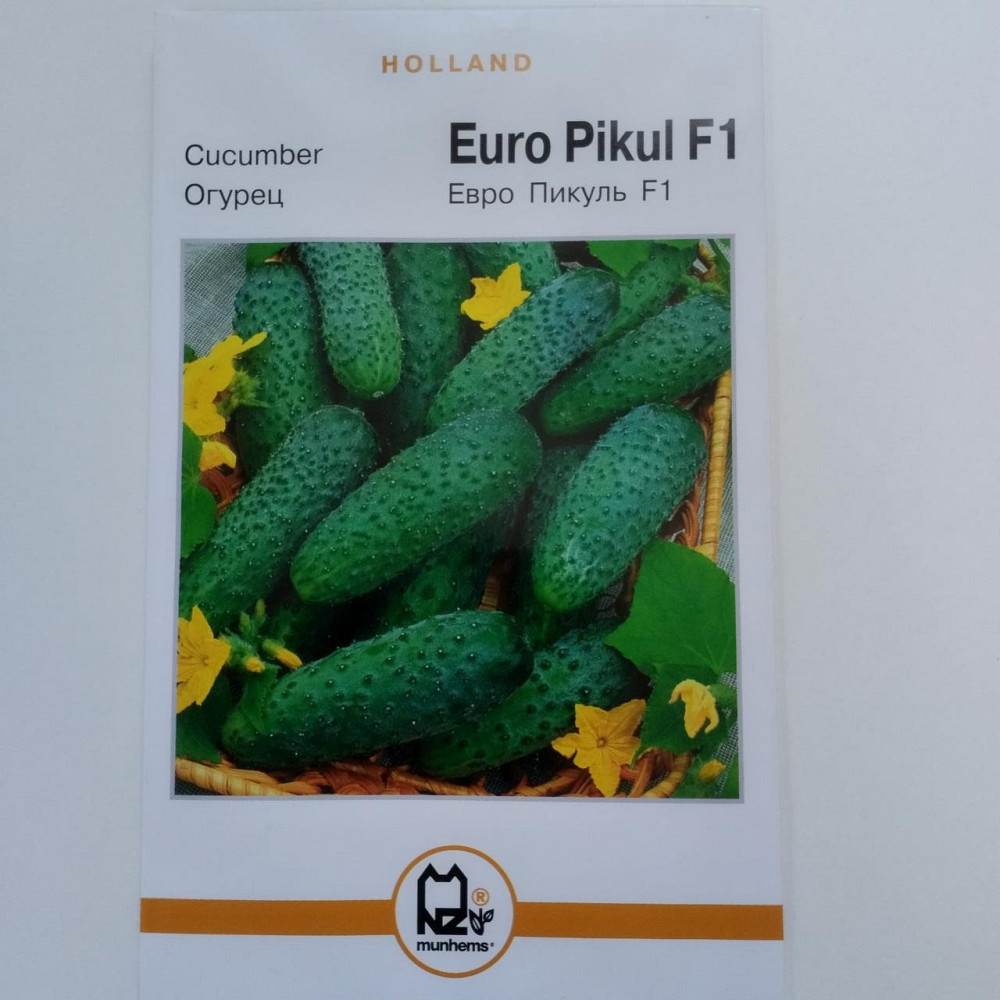 Огірок "Євро Пікуль F1" Голландія 3 гр Харків - фото 1