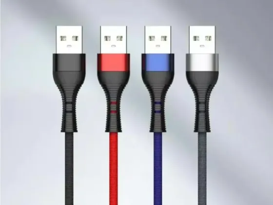 Кабель USB - micro USB 1 м, 2.4 А, алюмінієвий корпус, тканинне обплетення, QX029 Київ