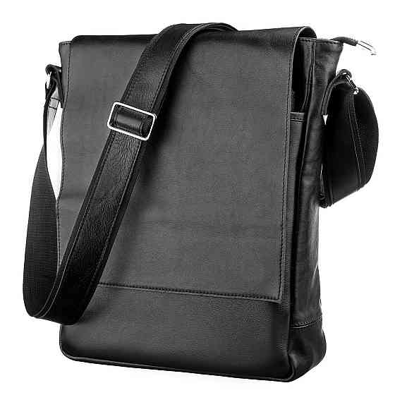 Сумка SHVIGEL 11079 шкіряна Чорна Київ