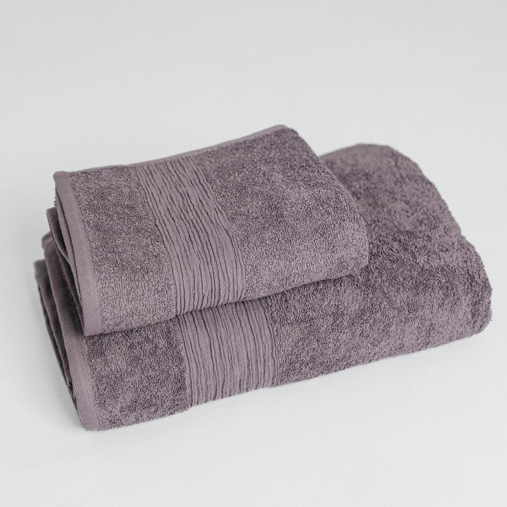 Набір Махрових рушників , Махра,Сірий, 50/90 та 70/140 Київ - фото 4