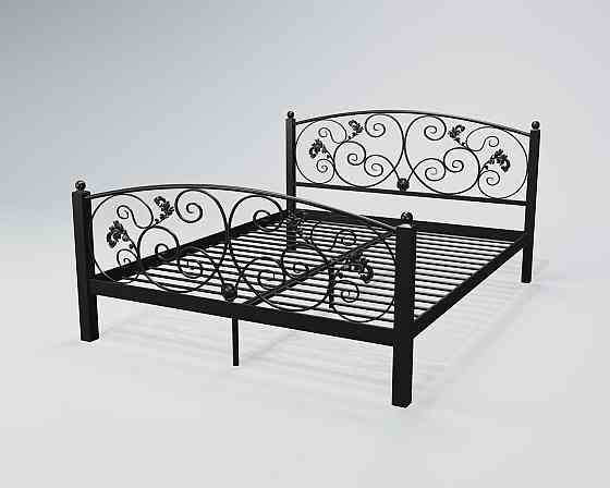 Двоспальне металеве ліжко Магнолія від ТМ Теnero 180х190, Щит ДВП, 1 ящик Харків