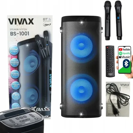 Портативная колонка Vivax Bs 1001 100W Киев