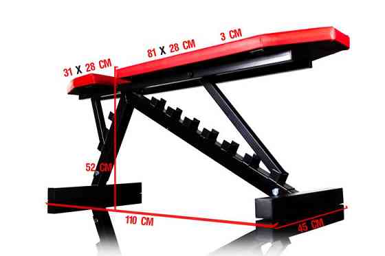 Скамья для жима регулируемая Pro-10 Стойки, скамьи для жима и приседаний без стоек Киев