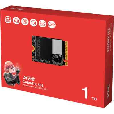 Накопитель SSD M.2 2230 1TB GAMMIX S55 ADATA (SGAMMIXS55-1T-C) Винница