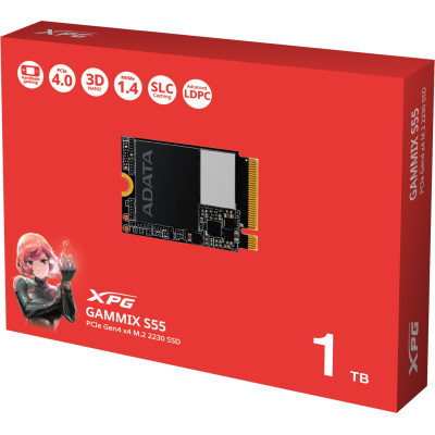 Накопитель SSD M.2 2230 1TB GAMMIX S55 ADATA (SGAMMIXS55-1T-C) Винница - изображение 3