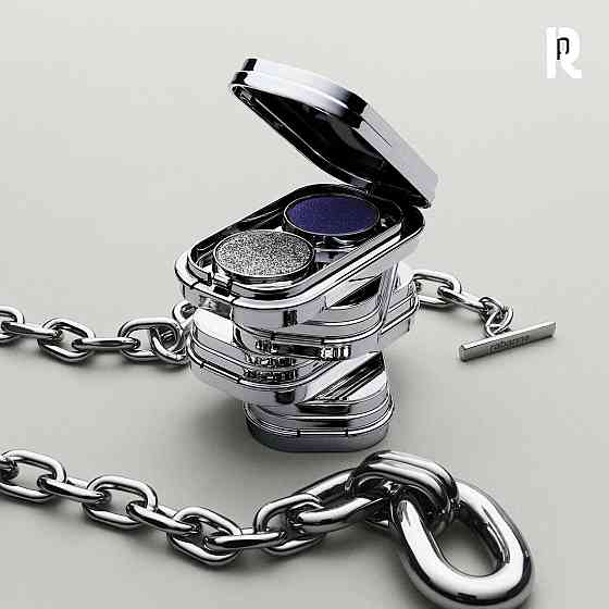 Палетка тіней міні Rabanne Beauty Eyephoria Mini Palette високопігментовані, Twin Flames (1,3 г) Слов'янськ