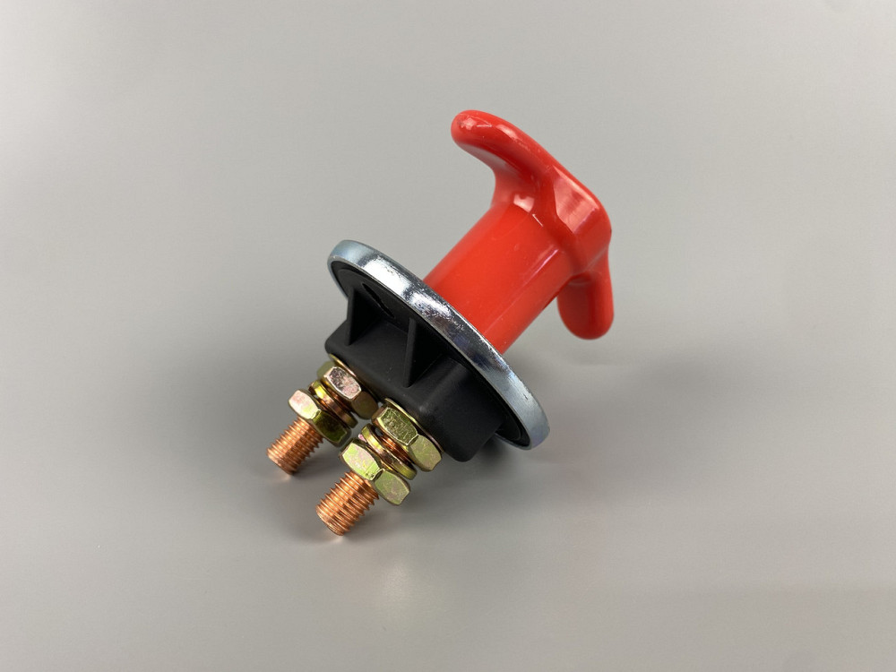 Вимикач маси універсальний, механічний 12/24В (червона мідь) 100A Мукачево - фото 10