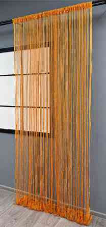 Штори-нитки "Кісея" з люрексом Помаранчевий 300х300см 1 шт (61-087) Київ