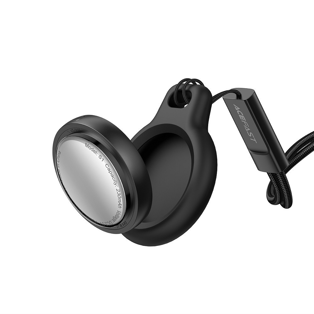 Трекер ACEFAST S1 button type positioning device single Black Одесса - изображение 6