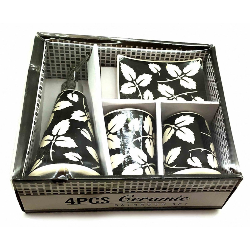 Набор для ванны керамический Листья Киев - изображение 2