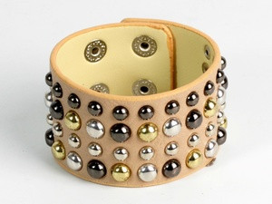 Браслет бежевий широкий "Fancy" Київ - фото 1