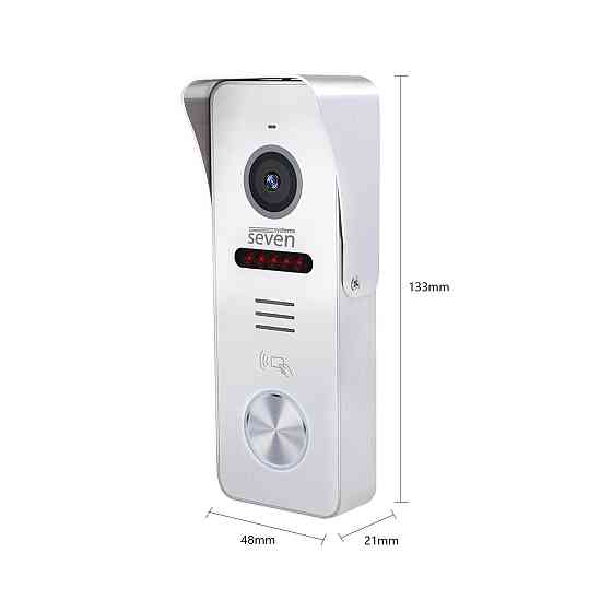 Вызывная панель домофона со встроенным считывателем карт EM-Marin SEVEN CP-7502F RFID white Киев