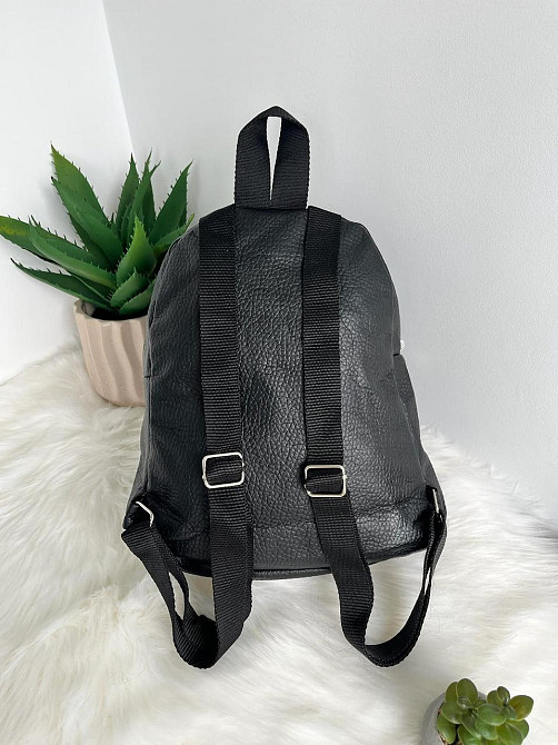 Рюкзак городской молодежный женский черный Киев - изображение 4