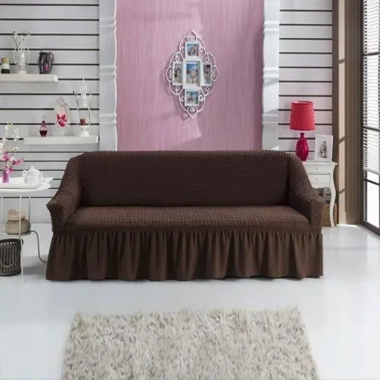 Турецкий натяжной чехол на диван универсальный Коломыя - изображение 3