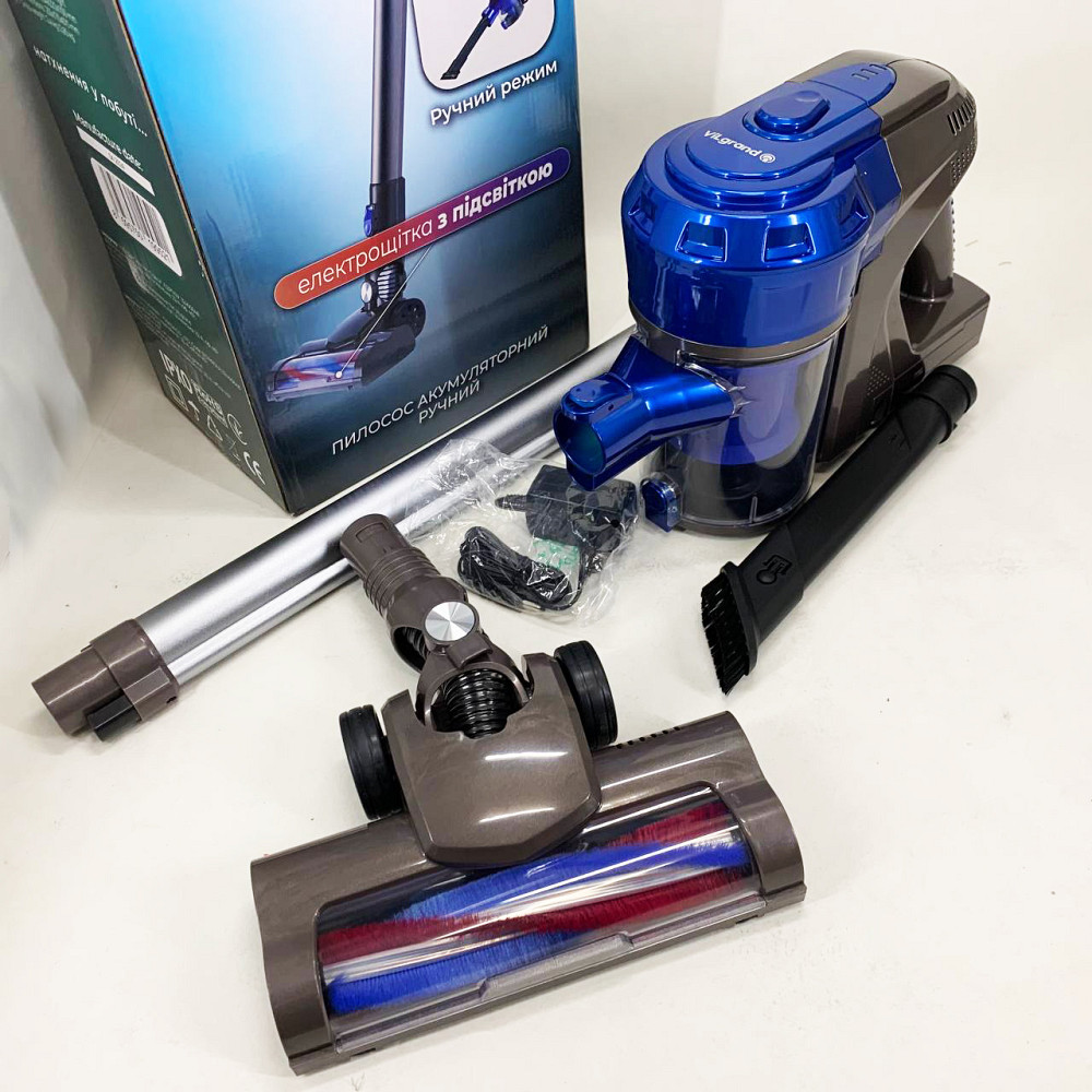 Ручний пилосос для будинку VILGRAND Побутовий господарський пилосос вертикальний RP-12 Львів - фото 1