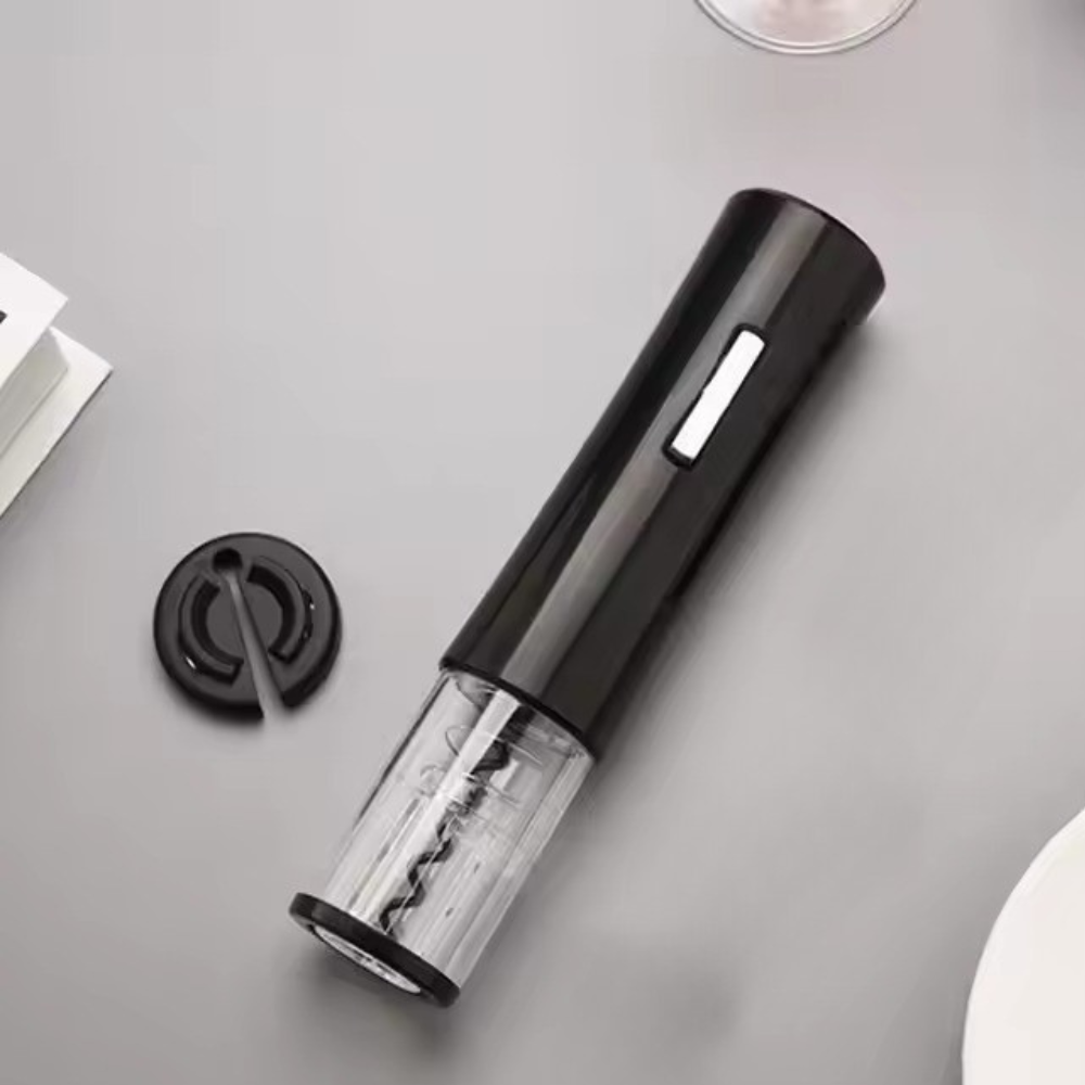 Штопор электрический на батарейках автоматический для вина електроштопор портативный прозрачный черный Кам'янець-Подільський - фото 8