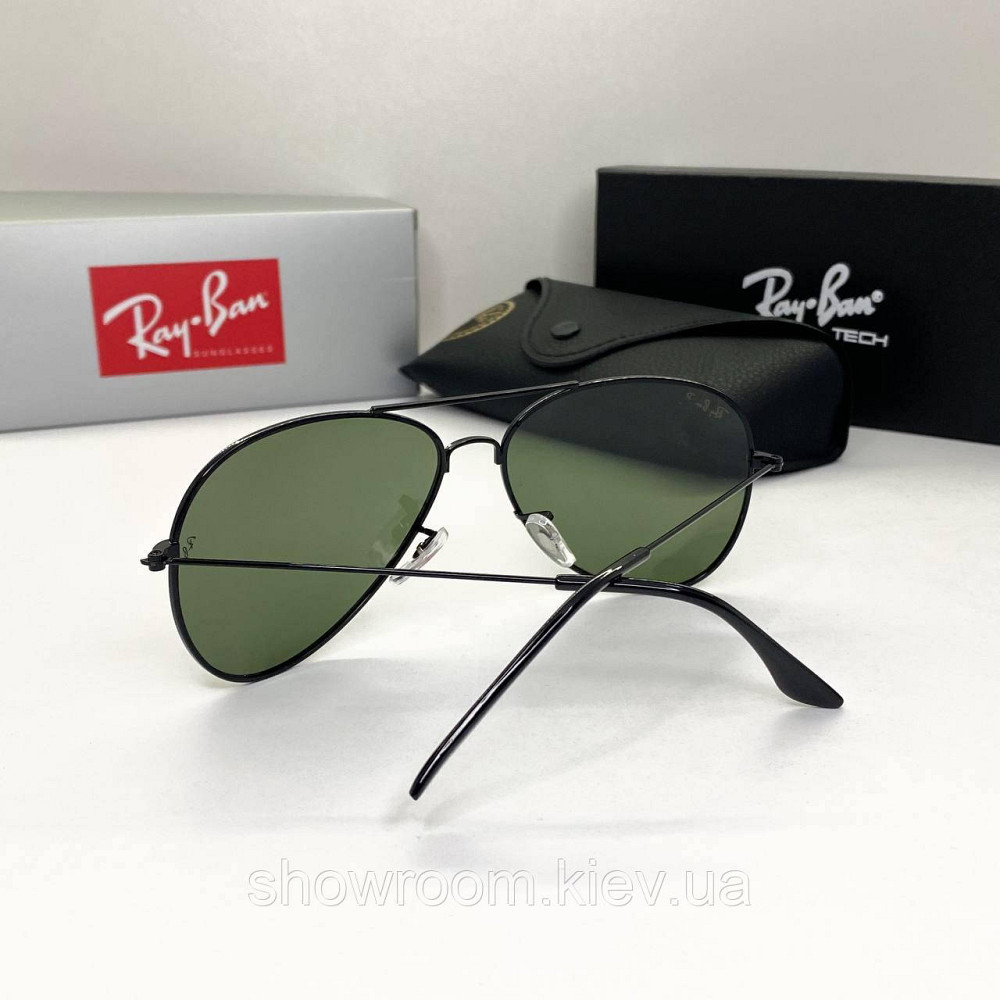 Чоловічі сонцезахисні окуляри Rb aviator polaroid (2912) Київ - фото 4