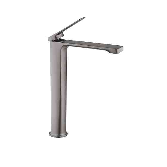 Смеситель для раковины высокий Kroner KRP Makon - GRP010-3 графит Киев