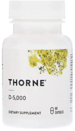 Вітамін Д3 Thorne Vitamin D 5000 60 капс Київ