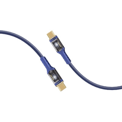Дата кабель USB-C to USB-C lucidline-cc120.navy Promate (lucidline-cc120.navy) Вінниця - фото 1