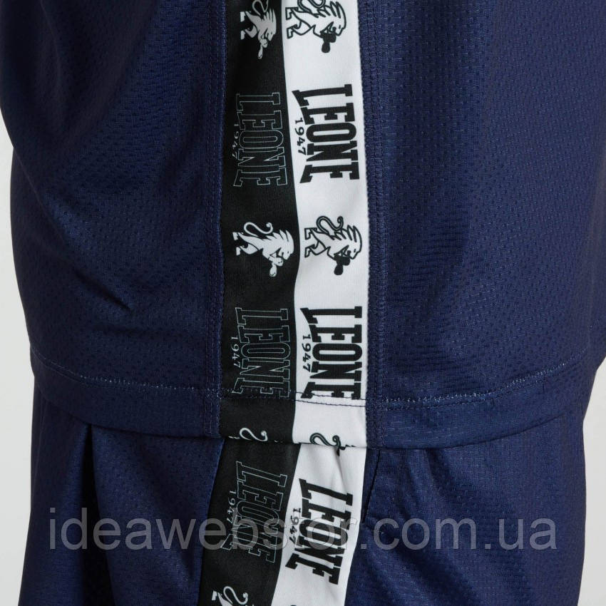 Майка Leone Iconic Blue спортивная мужская синяя для бокса тренировок фитнеса и активного спорта легкая майка без рукавов XL Киев - изображение 4