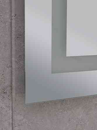 Зеркало Mixxus HARD MR06-60x80-CASE с Led Touch, Anti-fog, димером, регулятором яркости, часами (MI7157) Киев