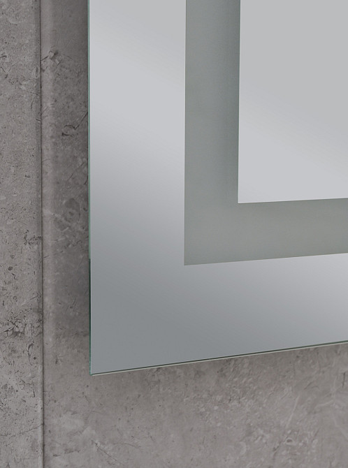 Дзеркало Mixxus HARD MR06-60x80-CASE з Led Touch, Anti-fog, димером, регулятором яскравості, годинником (MI7157) Київ - фото 3