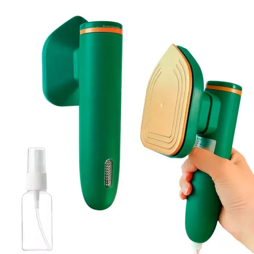 Дорожный портативный утюг отпариватель 2 в 1 зеленый Київ - фото 2