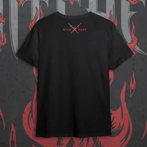 Футболка для подростка мальчика с принтом The Witcher Igni Размер 160 Anime10745 Днепр