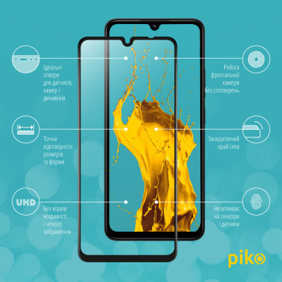 Скло захисне Piko Full Glue Xiaomi Poco C75 Black (1283126607981) Вінниця - фото 2