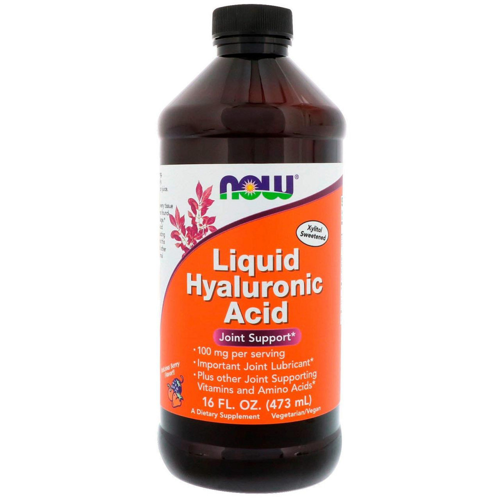 Гіалуронова кислота Now Foods Hyaluronic Acid 473 мл Ягоди Київ - фото 1