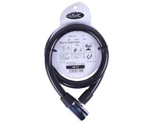 Замок протиугінний ZX1209 , тросовий, 15 мм*800 мм (під ключ) Мукачево