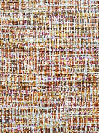 Обои виниловые на флизелине AdaWall Beta1.06х10 под ткань под мешковину терракотовые красные желтые 1111-4 Киев