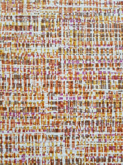 Обои виниловые на флизелине AdaWall Beta1.06х10 под ткань под мешковину терракотовые красные желтые 1111-4 Киев - изображение 2