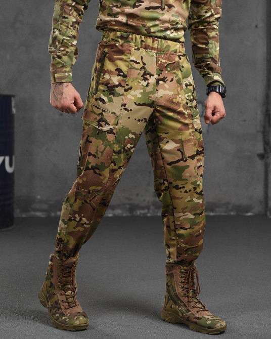 Стрічкові літні тактичні штани мультикам camatos РА4932 Одеса - фото 2