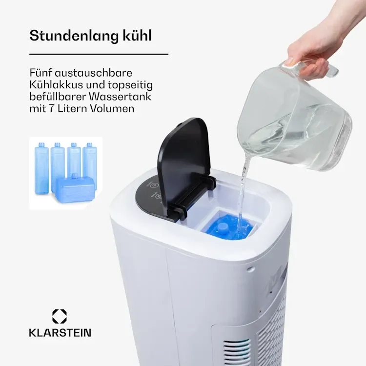 Б/У Мобільний кондиціонер-зволожувач Klarstein Polar Tower Smart 4 в 1 з Німеччини Дніпро - фото 8