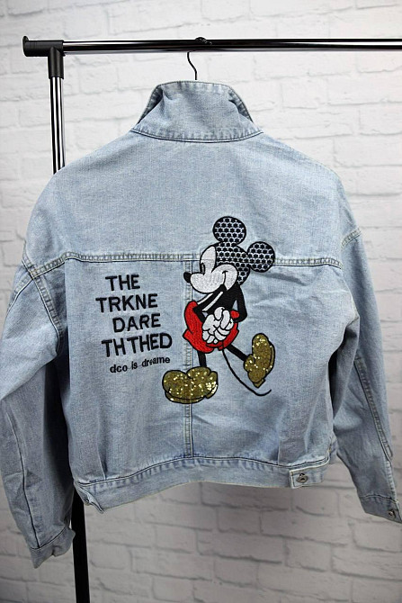 Джинсовая куртка женская микки р 42-48 Харьков - изображение 1