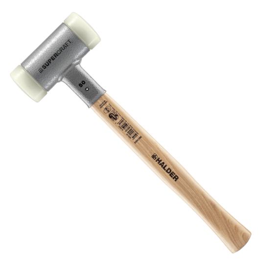 Молоток безінерційний HALDER Supercraft 3366 з дерев'яною ручкою, Ø=50 мм, m=990 г, І=365 мм Одеса